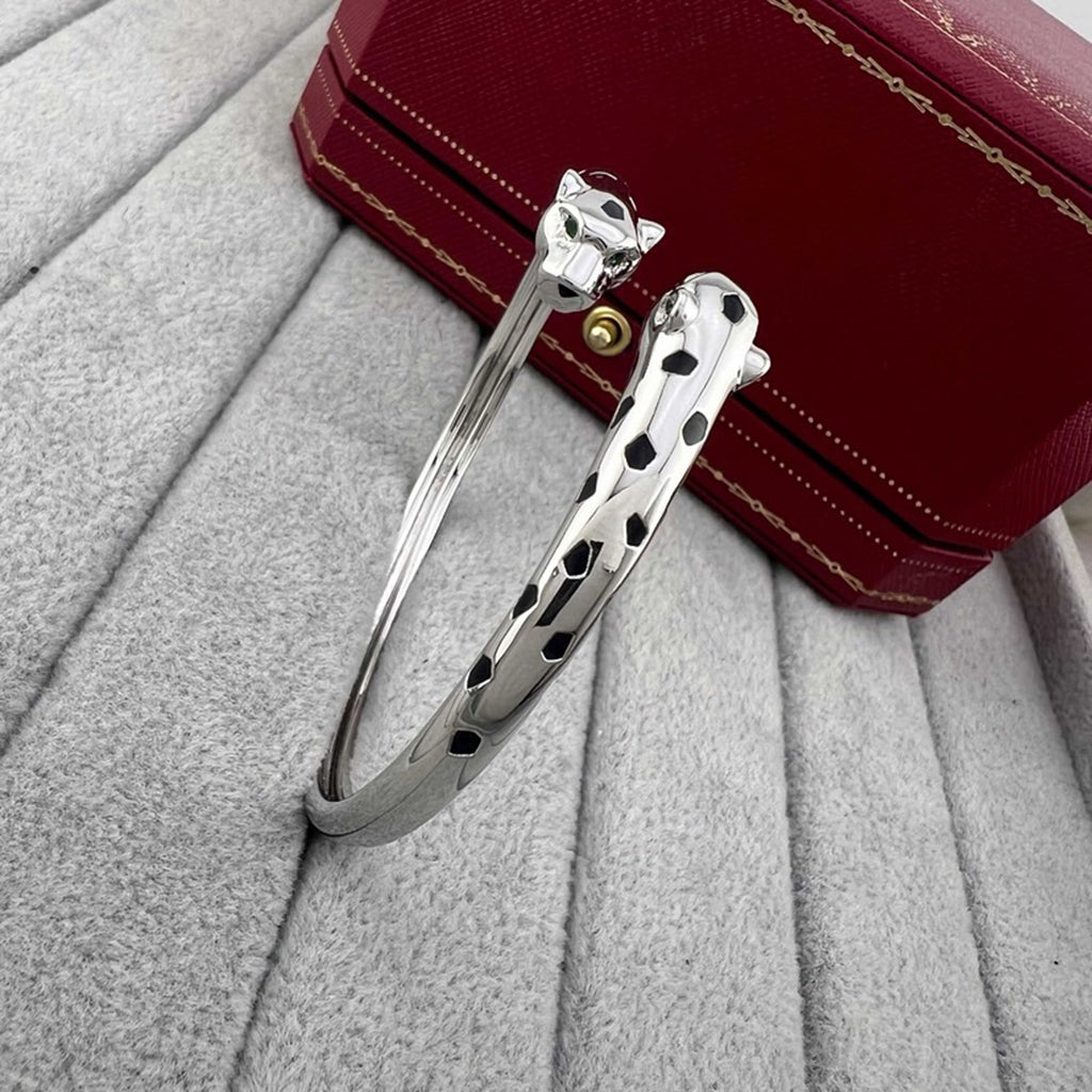 [Lumi Jewelry]PANTHERE DOUBLE HEADED OPEN BRACELET