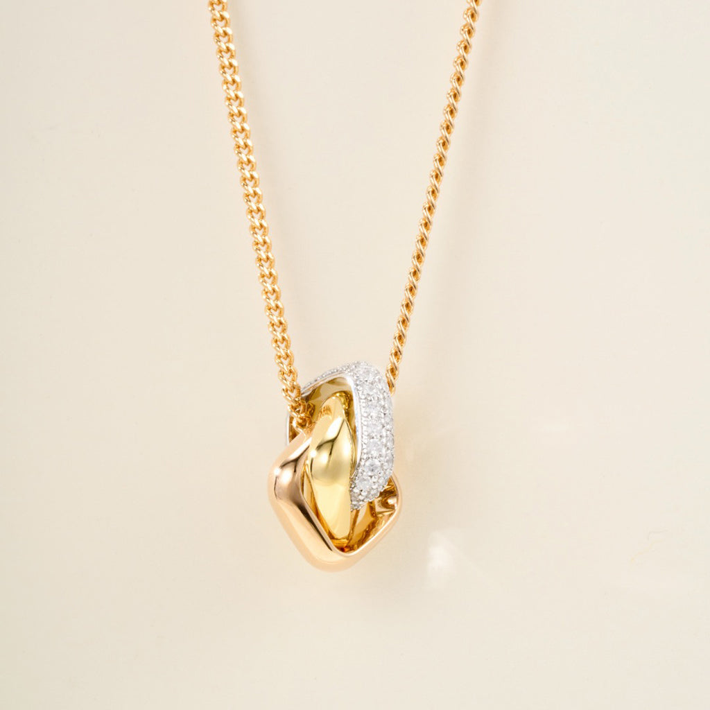 [Lumi Jewelry]TRINITY CUSHION NECKLACE COLLECTION