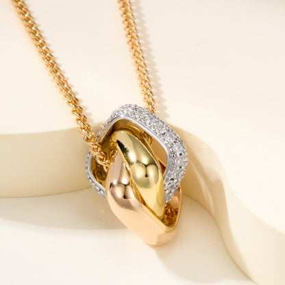 [Lumi Jewelry]TRINITY CUSHION NECKLACE COLLECTION