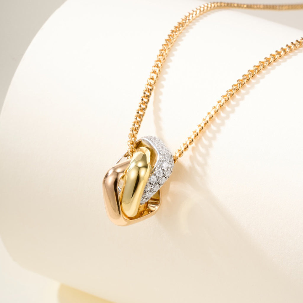[Lumi Jewelry]TRINITY CUSHION NECKLACE COLLECTION