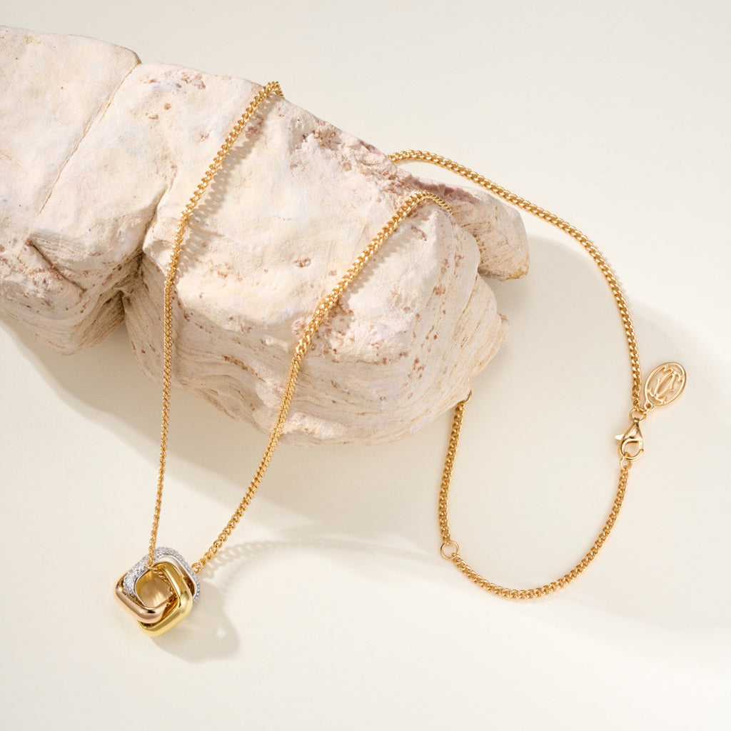 [Lumi Jewelry]TRINITY CUSHION NECKLACE COLLECTION