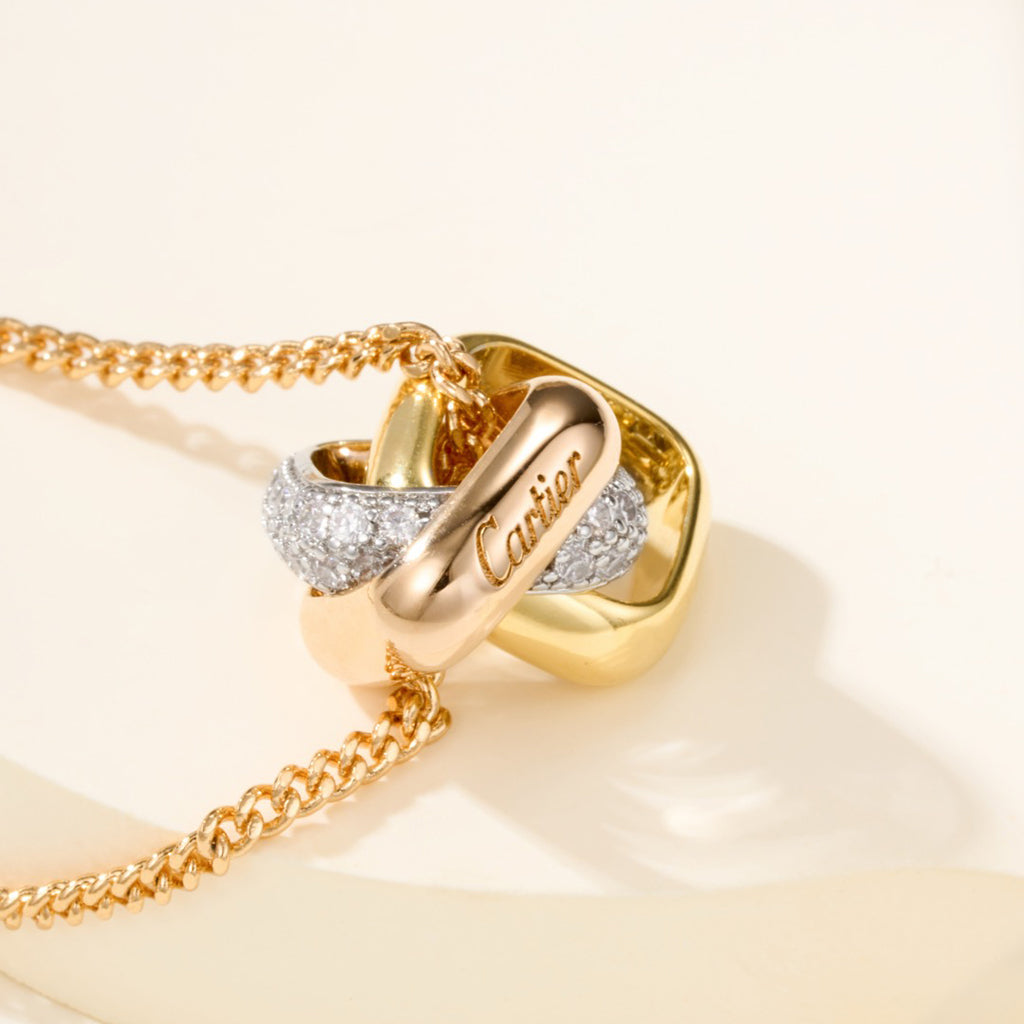 [Lumi Jewelry]TRINITY CUSHION NECKLACE COLLECTION