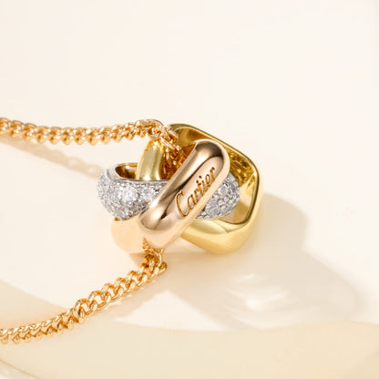 [Lumi Jewelry]TRINITY CUSHION NECKLACE COLLECTION