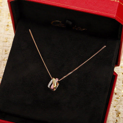 [Lumi Jewelry]TRINITY CUSHION NECKLACE COLLECTION