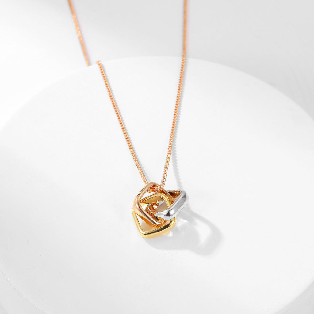 [Lumi Jewelry]TRINITY CUSHION NECKLACE COLLECTION