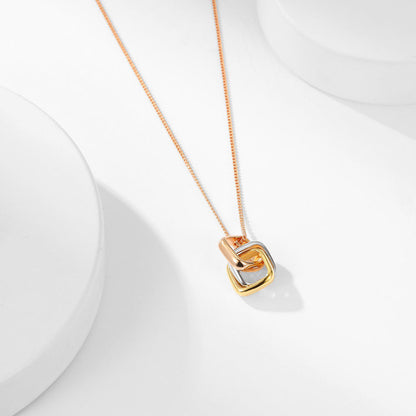 [Lumi Jewelry]TRINITY CUSHION NECKLACE COLLECTION