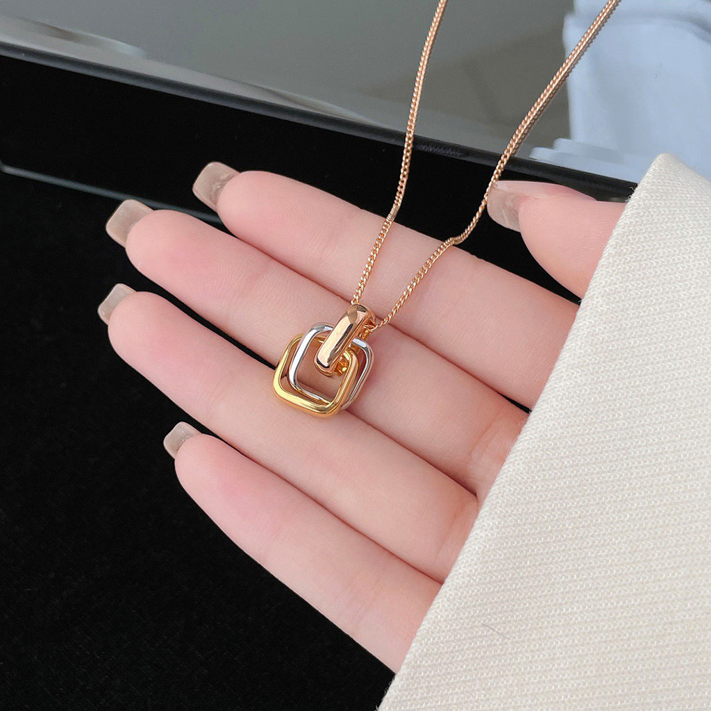[Lumi Jewelry]TRINITY CUSHION NECKLACE COLLECTION