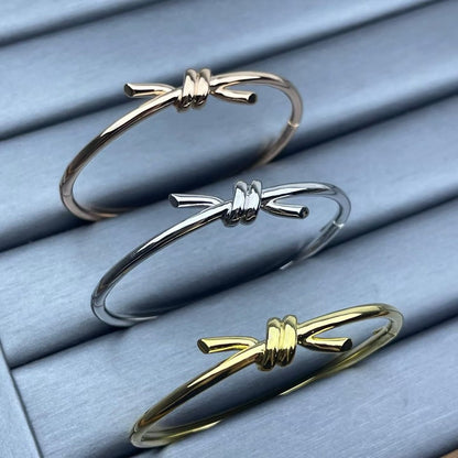 [Lumi Jewellery]TF-Knot 18K Gold Bangle