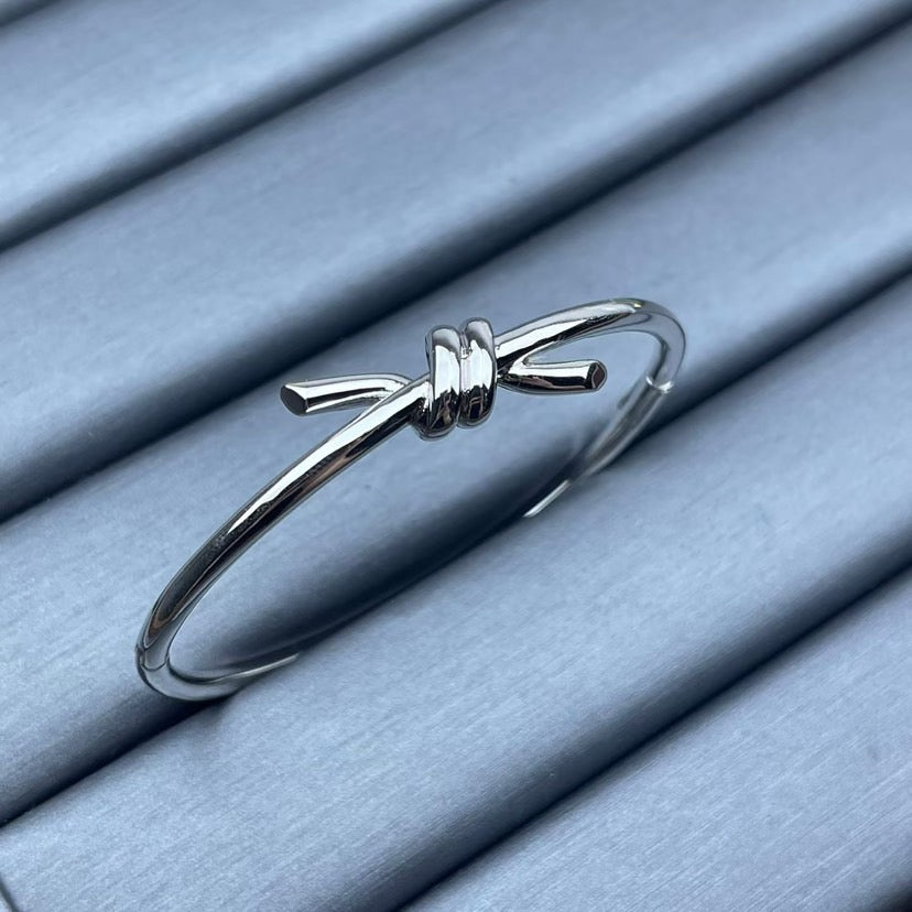 [Lumi Jewellery]TF-Knot 18K Gold Bangle