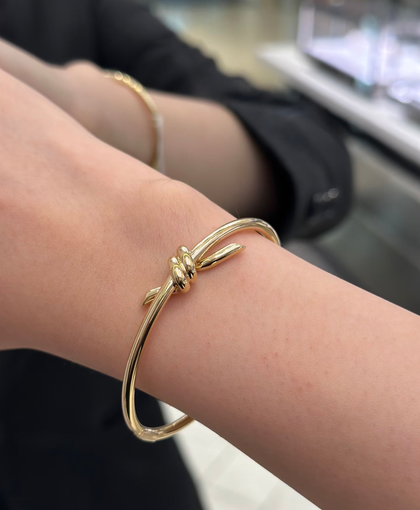 [Lumi Jewellery]TF-Knot 18K Gold Bangle