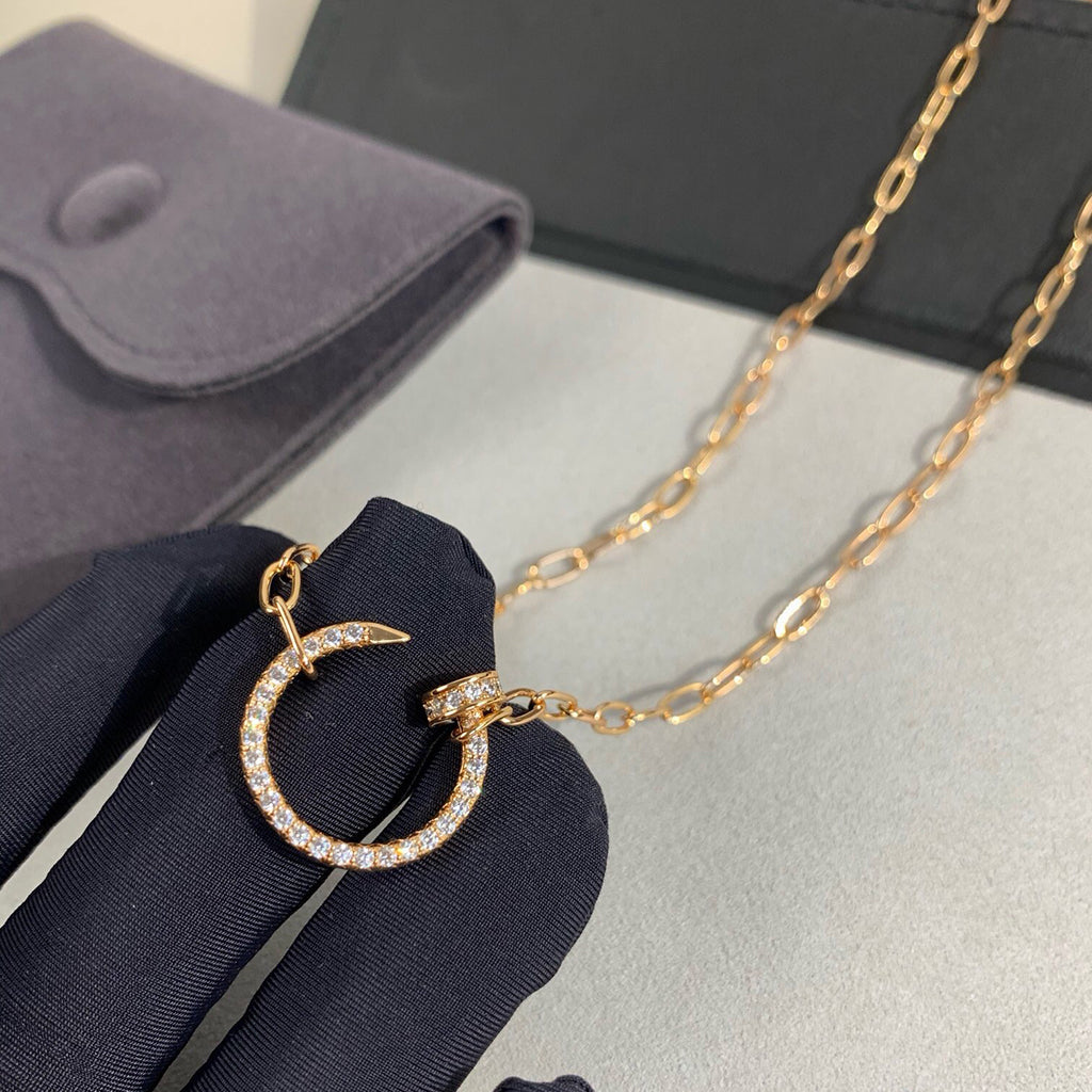 [Lumi Jewelry]JUSTE NECKLACE FULL DIAMONDS