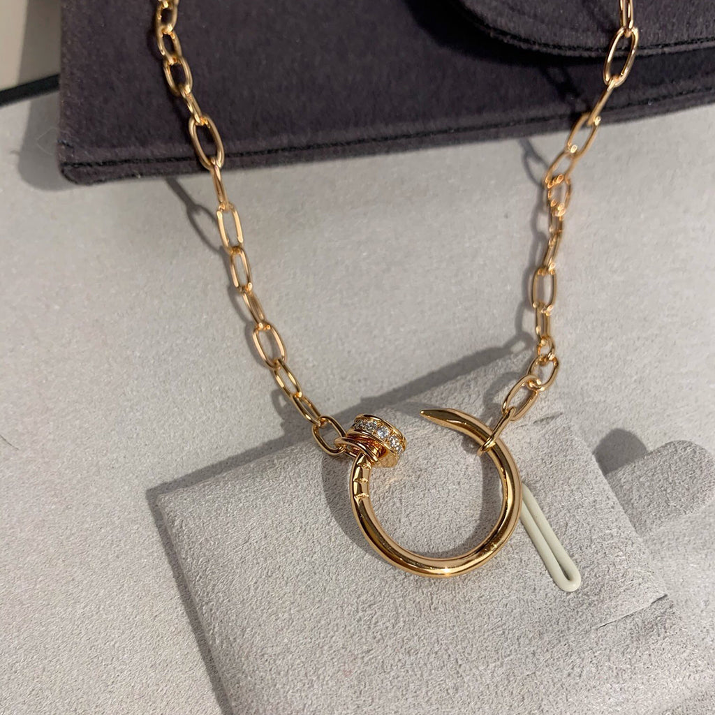 [Lumi Jewelry]JUSTE NECKLACE FULL DIAMONDS