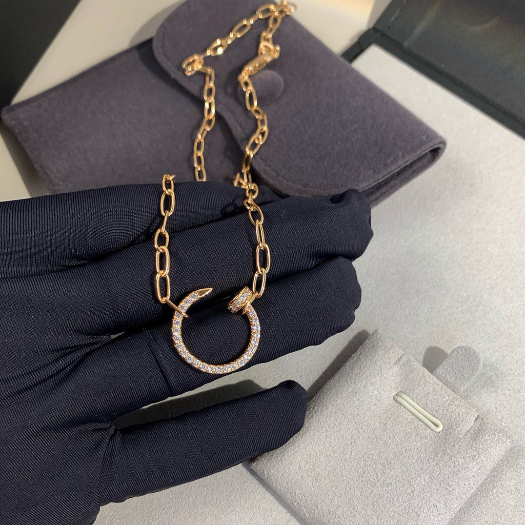 [Lumi Jewelry]JUSTE NECKLACE FULL DIAMONDS