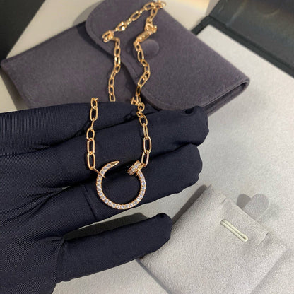 [Lumi Jewelry]JUSTE NECKLACE FULL DIAMONDS