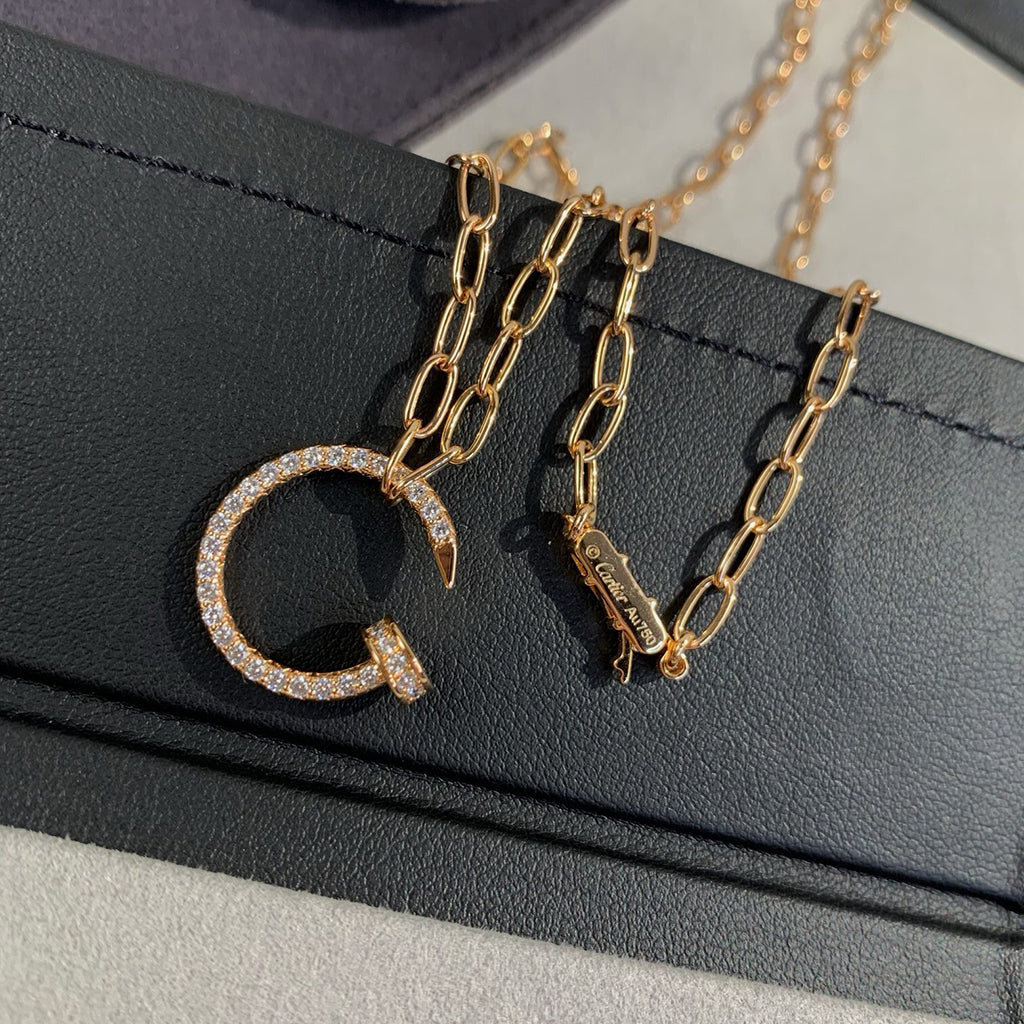 [Lumi Jewelry]JUSTE NECKLACE FULL DIAMONDS