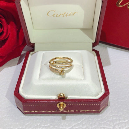 [Lumi Jewelry]JUSTE RING 4.8MM FULL DIAMOND