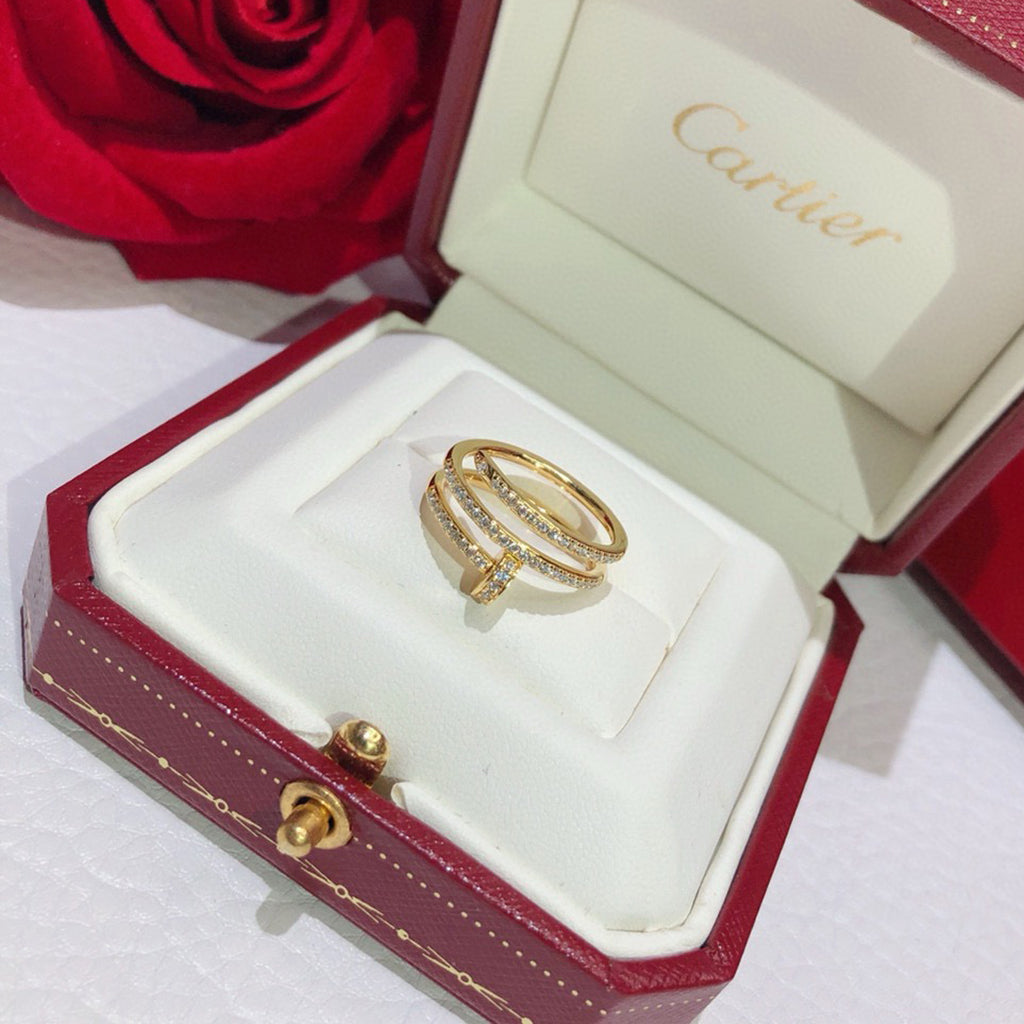 [Lumi Jewelry]JUSTE RING 4.8MM FULL DIAMOND