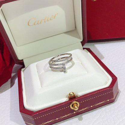 [Lumi Jewelry]JUSTE RING 4.8MM FULL DIAMOND