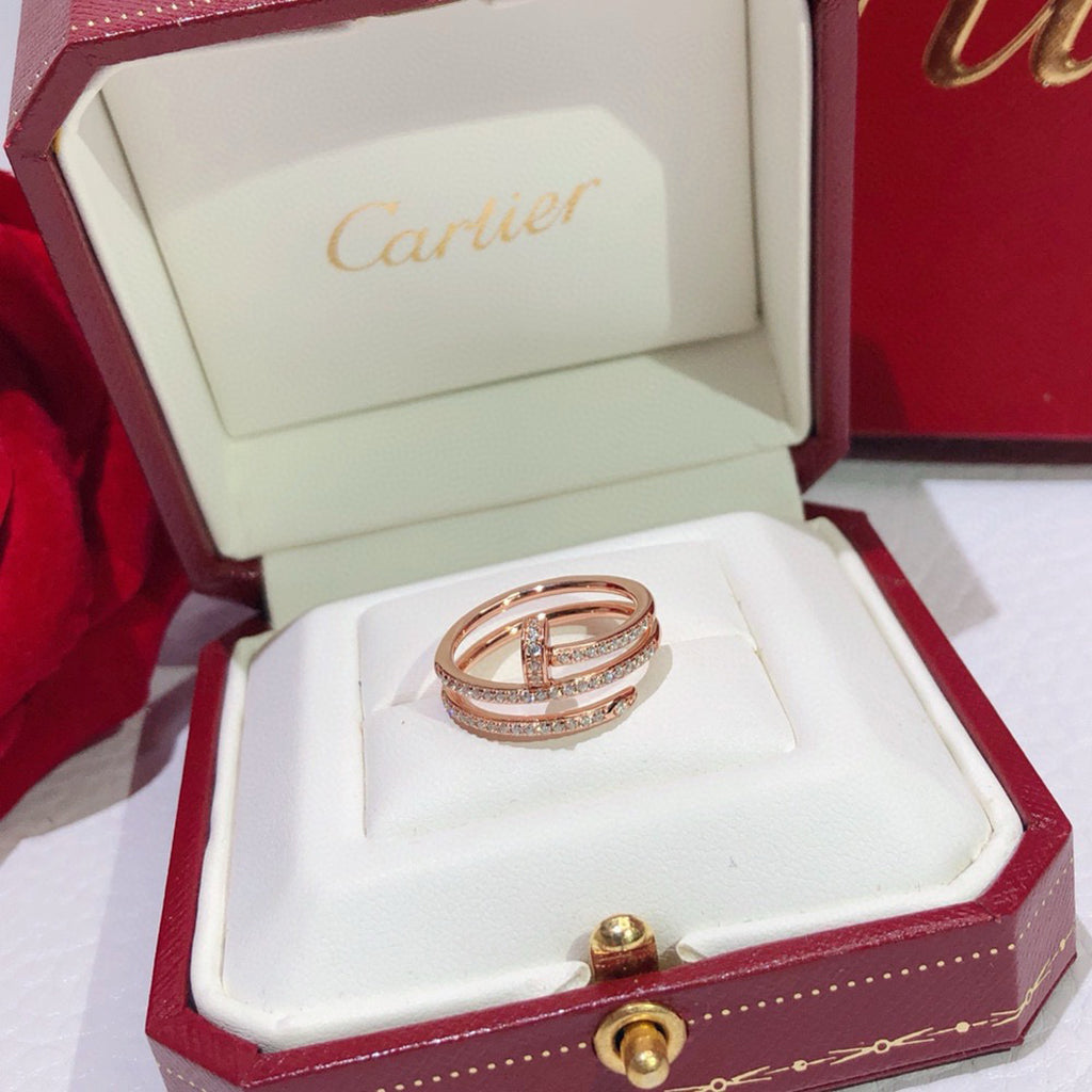 [Lumi Jewelry]JUSTE RING 4.8MM FULL DIAMOND