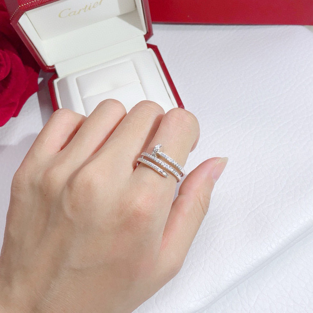 [Lumi Jewelry]JUSTE RING 4.8MM FULL DIAMOND