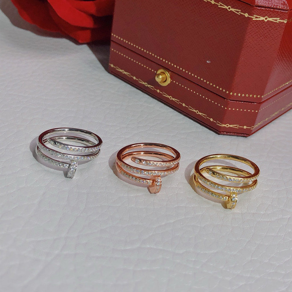 [Lumi Jewelry]JUSTE RING 4.8MM FULL DIAMOND