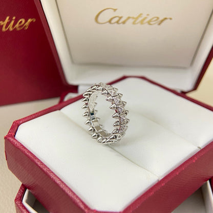 [Lumi Jewelry]CLASH 6.4MM SMALL FULL DIAMOND RING