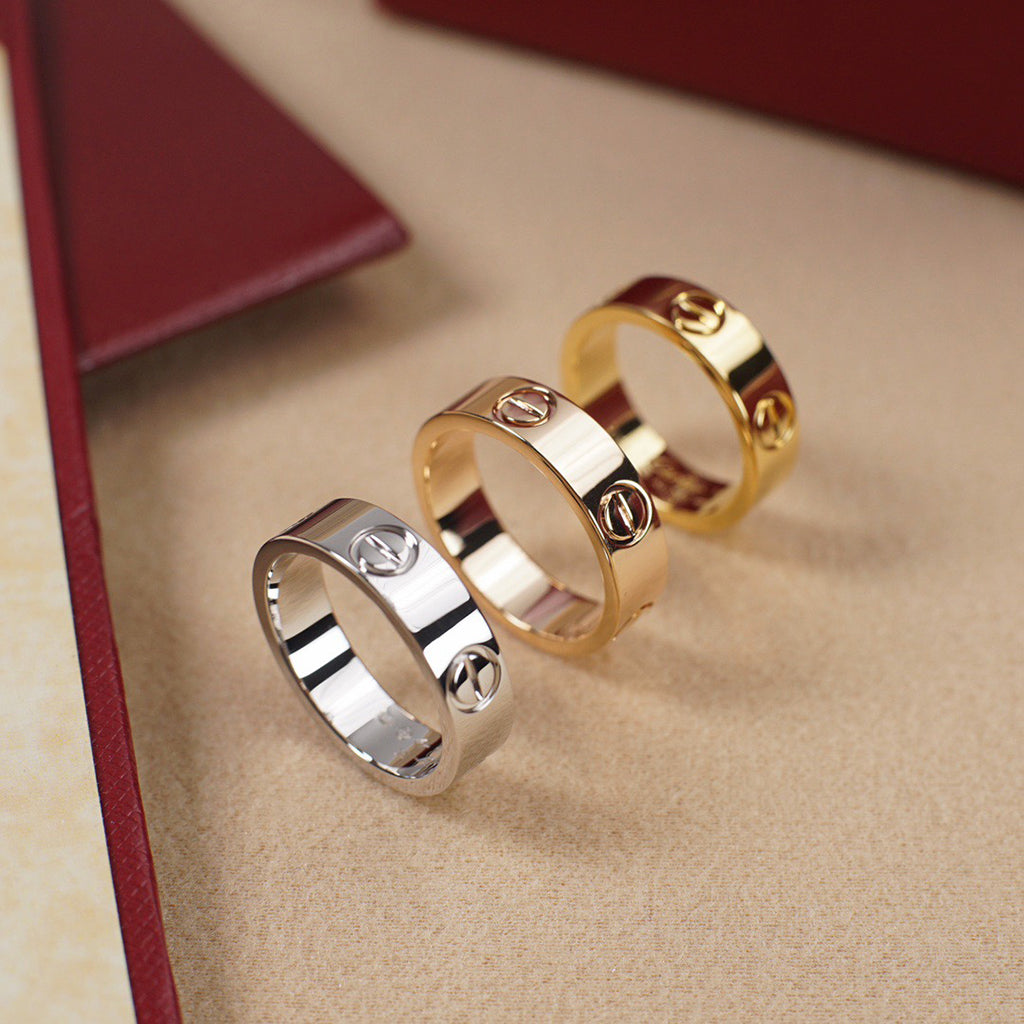 [Lumi Jewelry]LOVE RING 5.5MM NO DIAMOND