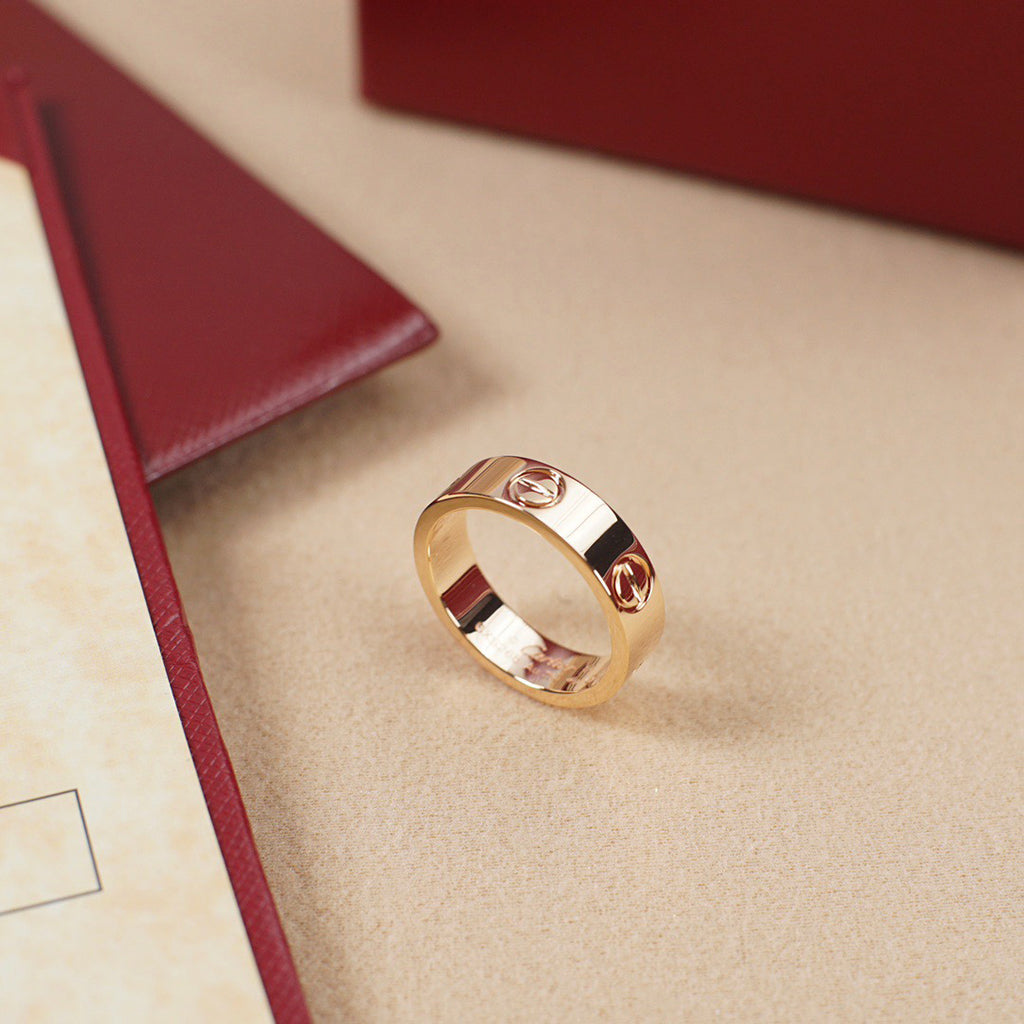 [Lumi Jewelry]LOVE RING 5.5MM NO DIAMOND