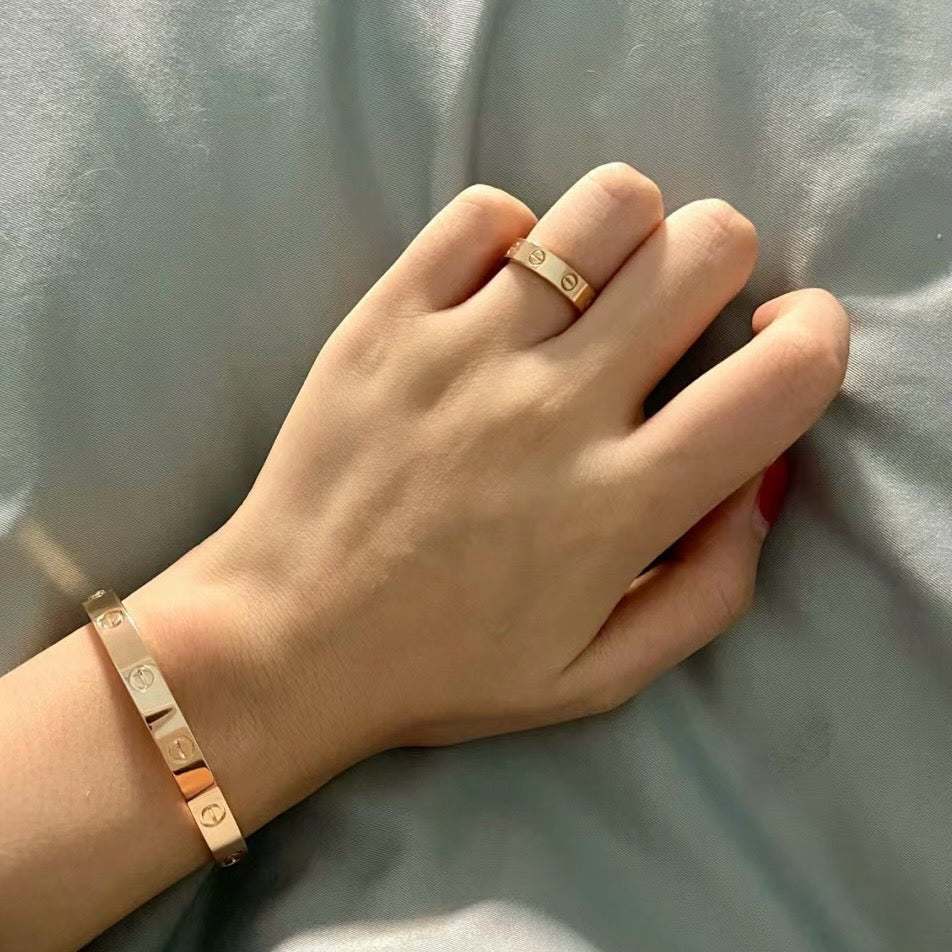 [Lumi Jewelry]LOVE RING 3.6 MM NO DIAMOND