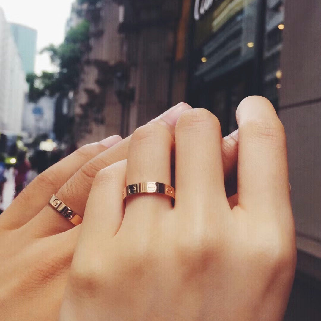 [Lumi Jewelry]LOVE RING 3.6 MM NO DIAMOND