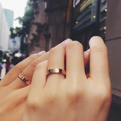[Lumi Jewelry]LOVE RING 3.6 MM NO DIAMOND