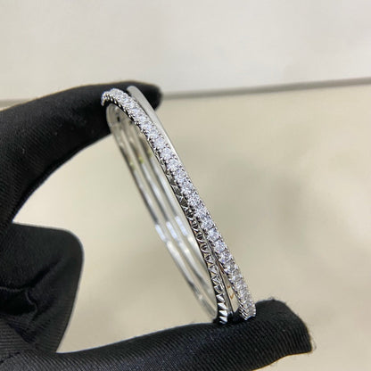 [Lumi Jewelry]ETINCELLE HALF-PAVED DIAMOND BRACELET