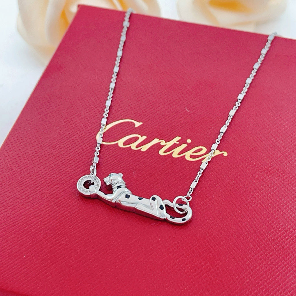 [Lumi Jewelry]PANTHERE FULL DIAMOND NECKLACE
