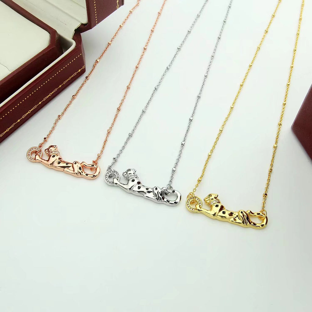 [Lumi Jewelry]PANTHERE FULL DIAMOND NECKLACE