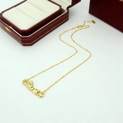 [Lumi Jewelry]PANTHERE FULL DIAMOND NECKLACE