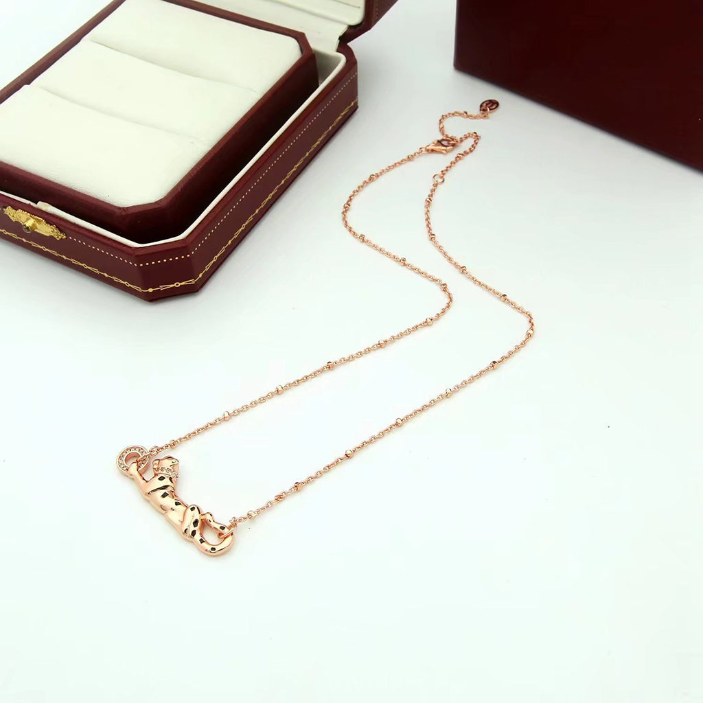 [Lumi Jewelry]PANTHERE FULL DIAMOND NECKLACE