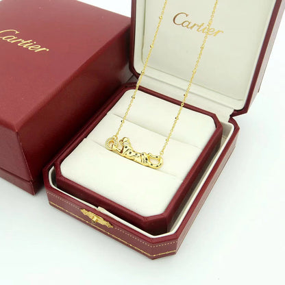 [Lumi Jewelry]PANTHERE FULL DIAMOND NECKLACE