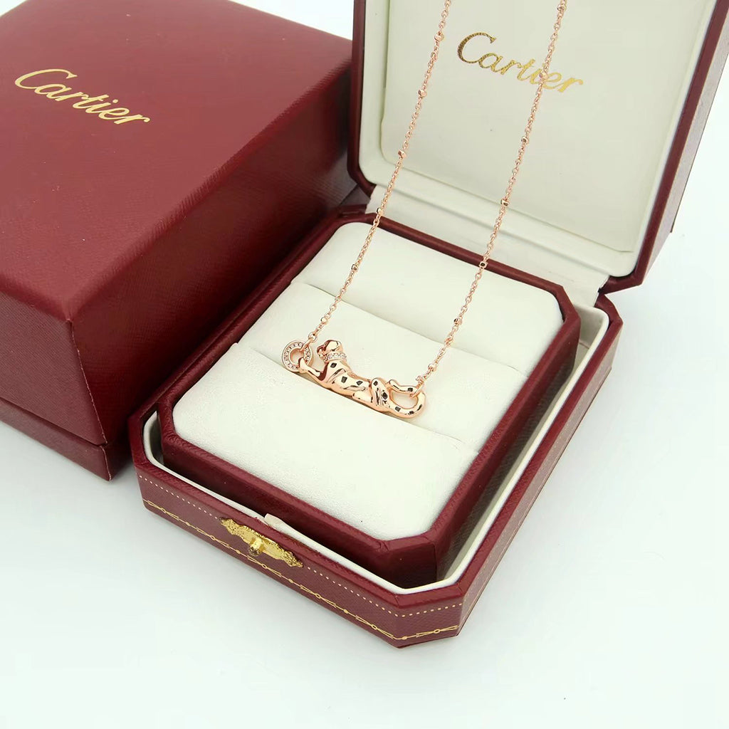 [Lumi Jewelry]PANTHERE FULL DIAMOND NECKLACE