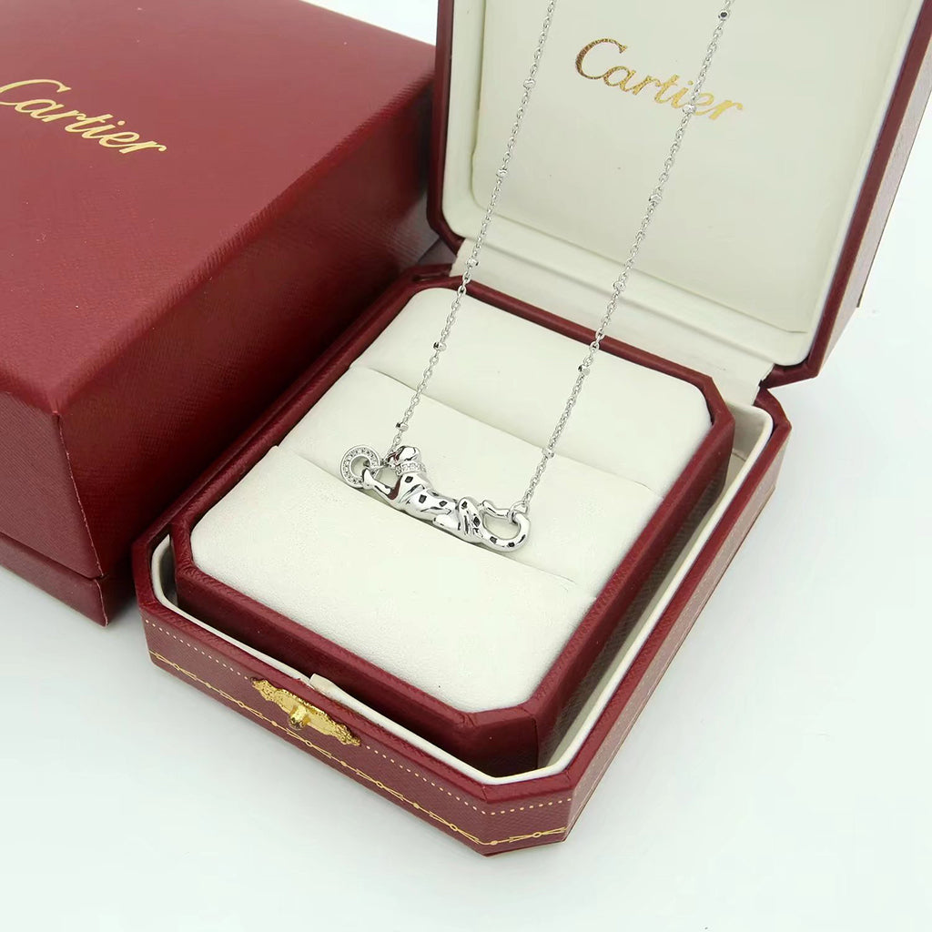 [Lumi Jewelry]PANTHERE FULL DIAMOND NECKLACE