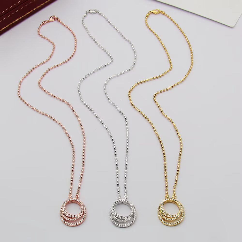 [Lumi Jewelry]ETINCELLE  FULL DIAMOND NECKLACE