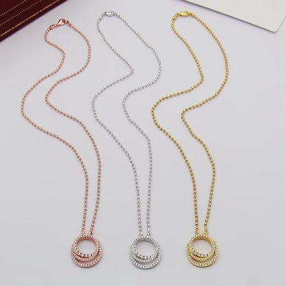 [Lumi Jewelry]ETINCELLE  FULL DIAMOND NECKLACE