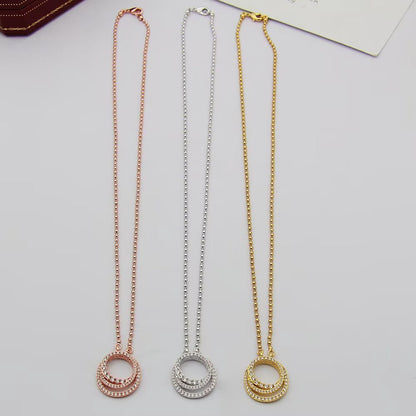 [Lumi Jewelry]ETINCELLE  FULL DIAMOND NECKLACE