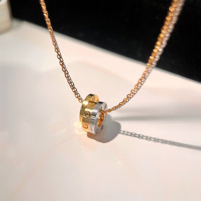 [Lumi Jewelry]LOVE 6 DIAMOND PENDANT NECKLACE