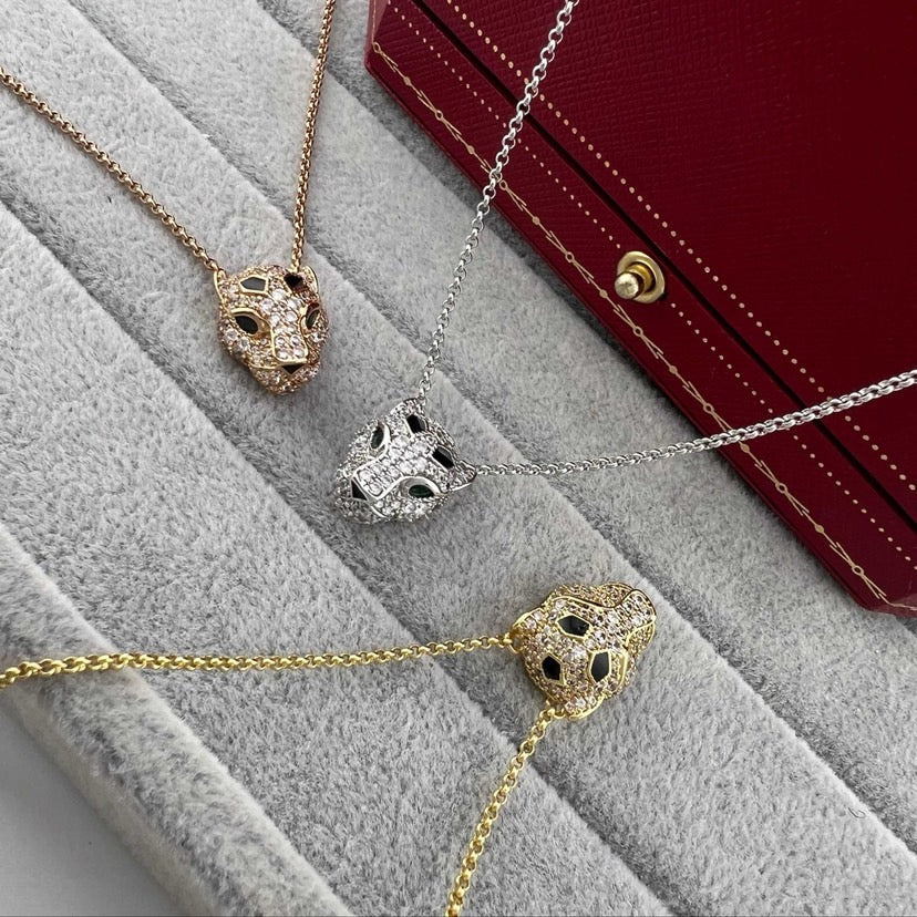 [Lumi Jewelry]PANTHERE FULL DIAMOND NECKLACE