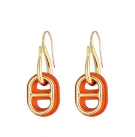 [Lumi Jewelry]HM O'MAILLON GOLD EARRINGS