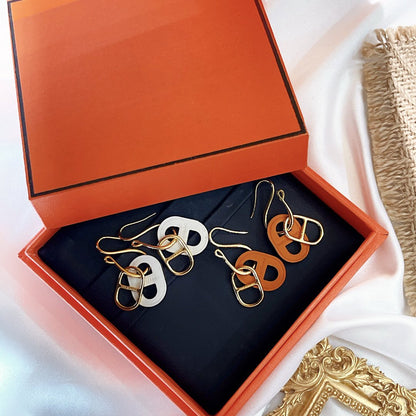 [Lumi Jewelry]HM O'MAILLON GOLD EARRINGS