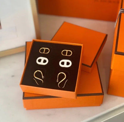 [Lumi Jewelry]HM O'MAILLON GOLD EARRINGS