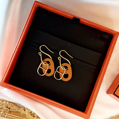 [Lumi Jewelry]HM O'MAILLON GOLD EARRINGS