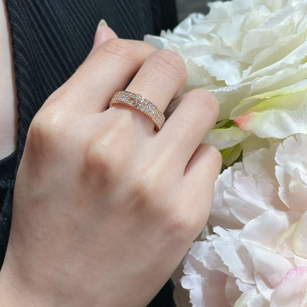 [Lumi Jewelry]KELLY PINK GOLD DIAMOND RING