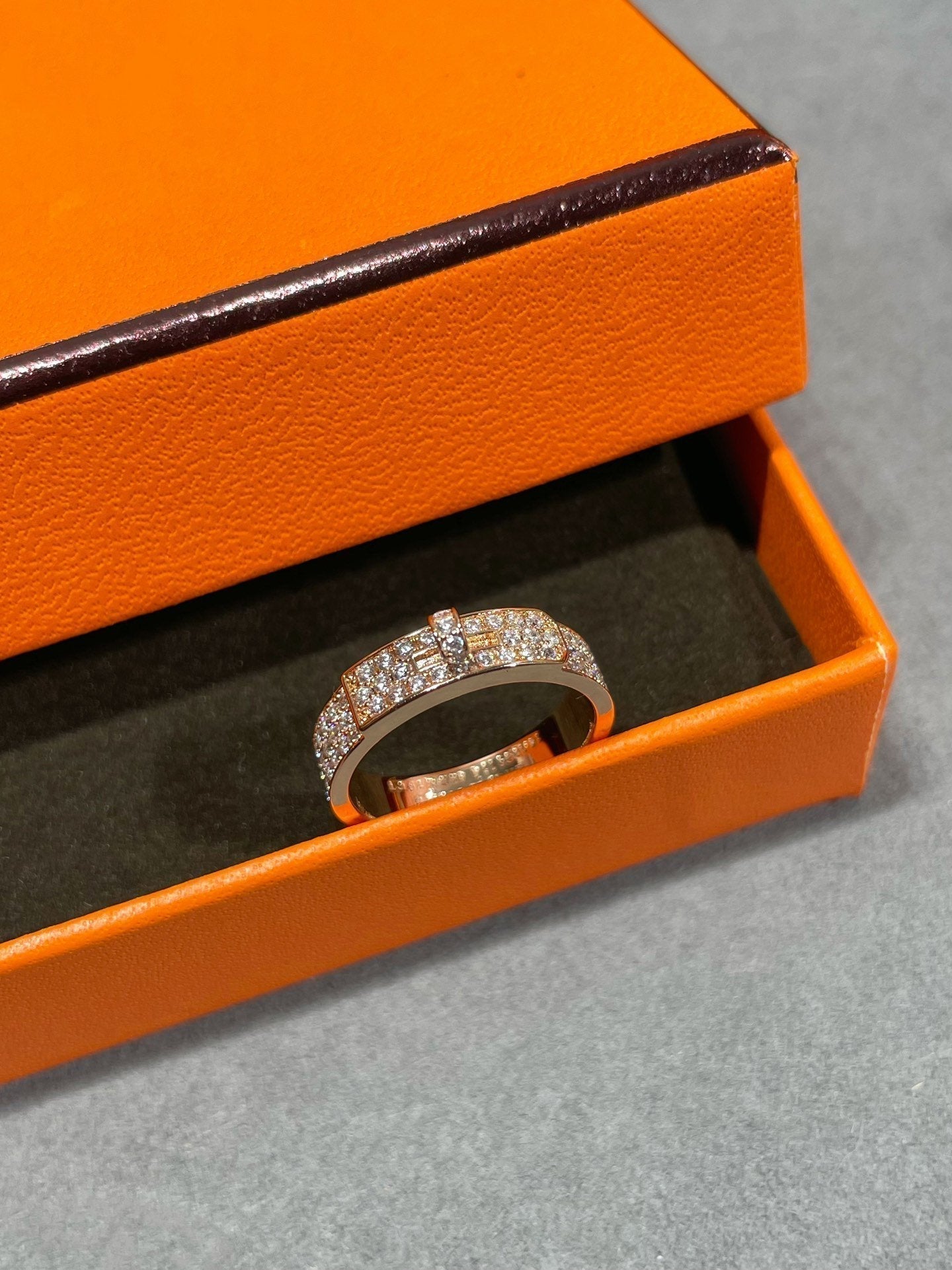 [Lumi Jewelry]KELLY PINK GOLD DIAMOND RING